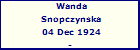 Wanda Snopczynska