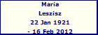 Maria Leszisz