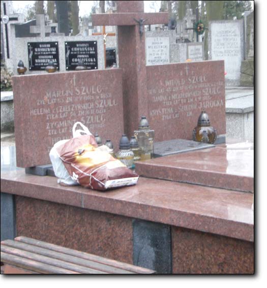 Biala Podlaska cemetery monument of Marcin Szulc 1