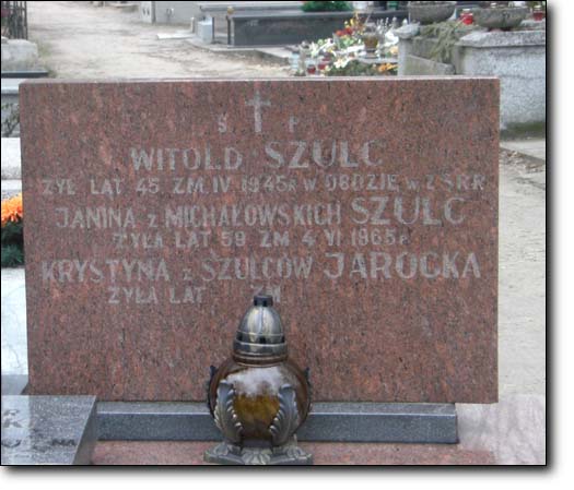 Biala Podlaska cemetery monument of Marcin Szulc 4