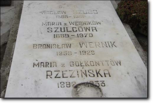 Biala Podlaska cemetery monument of Waclaw Szulc 2